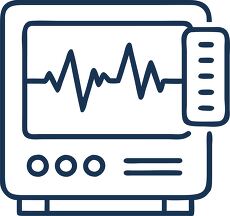 EKG Icon for Heart Activity Monitoring