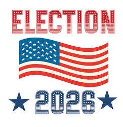 Election 2026 American Flag