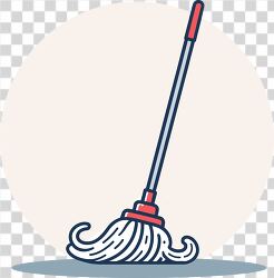 floor mop with red handle