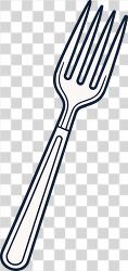 fork illustration on white background