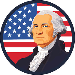 george washington united states president illustration