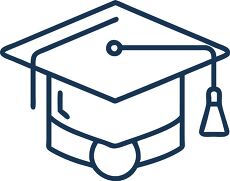 Grad Cap Icon Design