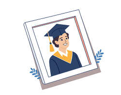 graduation photo frame portrait keepsake