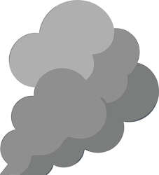 Gray Smoke Cloud