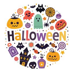 halloween pumpkins ghosts haunted house candy