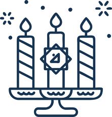 Hanukkah Candle Icon