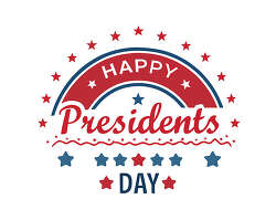Happy Presidents Day Patriotic Typography
