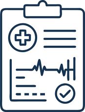 Health Data Chart Icon