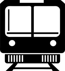 Illustration of a Train Front View