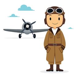 invention of the jet engine pilot with airplane