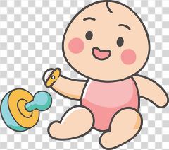 Joyful Baby Enjoying Playtime With Colorful Toy