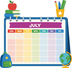 July School Calendar