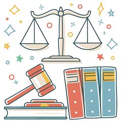 Law Books and Gavel Concept for Legal Education