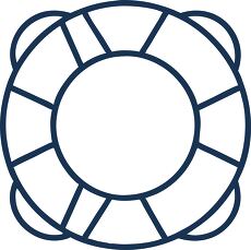 lifesaver ring icon