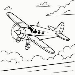 line drawing of a passeenger air