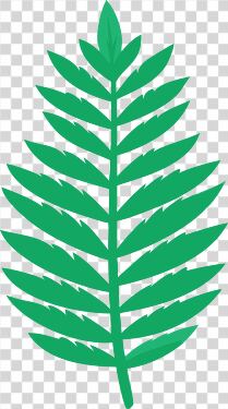 Lush Green Fern Leaf Artwork for Nature Enthusiasts