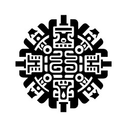 Mayan Round Symbol Design