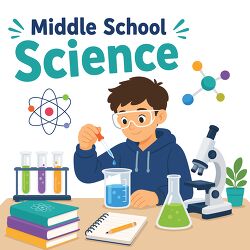 Middle School Science Experiment Cartoon Clipart
