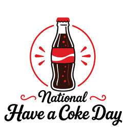 National Have a Coke Day bottle
