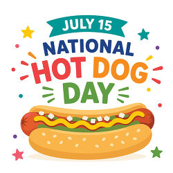 National Hot Dog Day July 15
