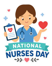 National Nurses Day nurse with heart