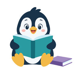 Penguin Reading Book