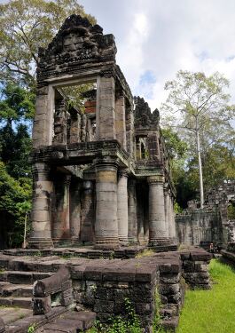 Ancient Ruins of Angkor Wat in Siem Reap Cambodia