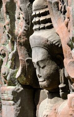 Intricate Stone Carvings in Siem Reap at Angkor Wat