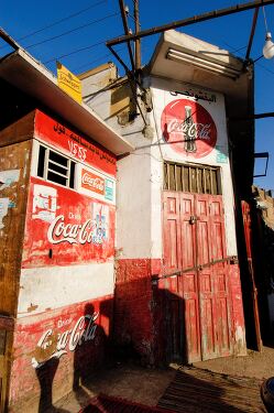 Old Shop Front in Aswan Egypt With Rustic Charm