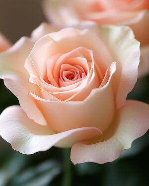 Soft Pink Petals of Rosa Blushing Charm