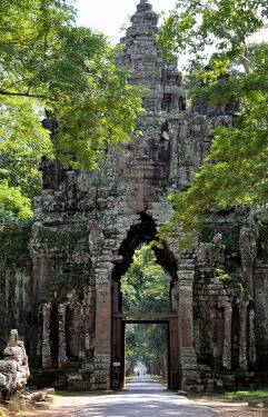 Stunning Entrance to Angkor Wat in Siem Reap Cambodia