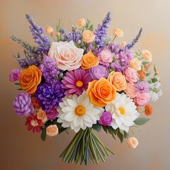 Vibrant Floral Bouquet in Stunning Arrangement