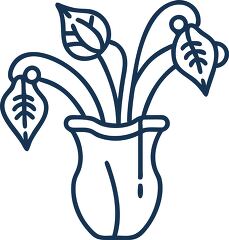 pitcher plant solid line icon