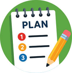 Plan Notebook Pencil