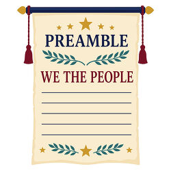 Preamble We the People Parchment