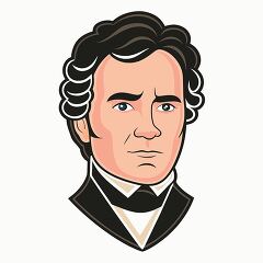 president franklin pierce simple portrait