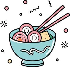 ramen bowl colorful playful icon clip art (1)