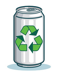 Recycling Aluminum Can Symbol