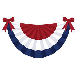 Red White and Blue Patriotic Bunting