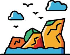 rocky plateau with cliff edges biome