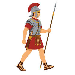Roman Soldier With Spear