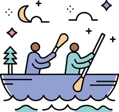 Rowing Adventure Under the Stars