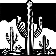 saguaro cactus silhouette