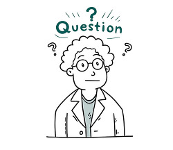 Scientist Asking Question Illustration