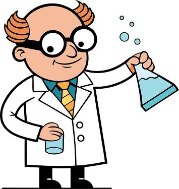 Scientist Conducting an Experiment With Flasks