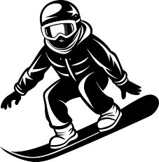 snowboarder silhouette