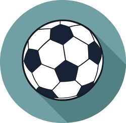 soccer ball flat icon