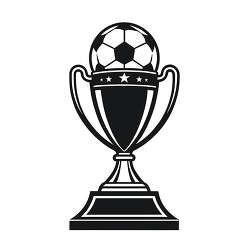 Soccer Trophy With Ball