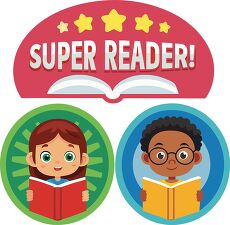 Super Reader Kids Sticker