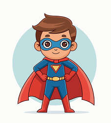 Superhero Boy Red Cape
